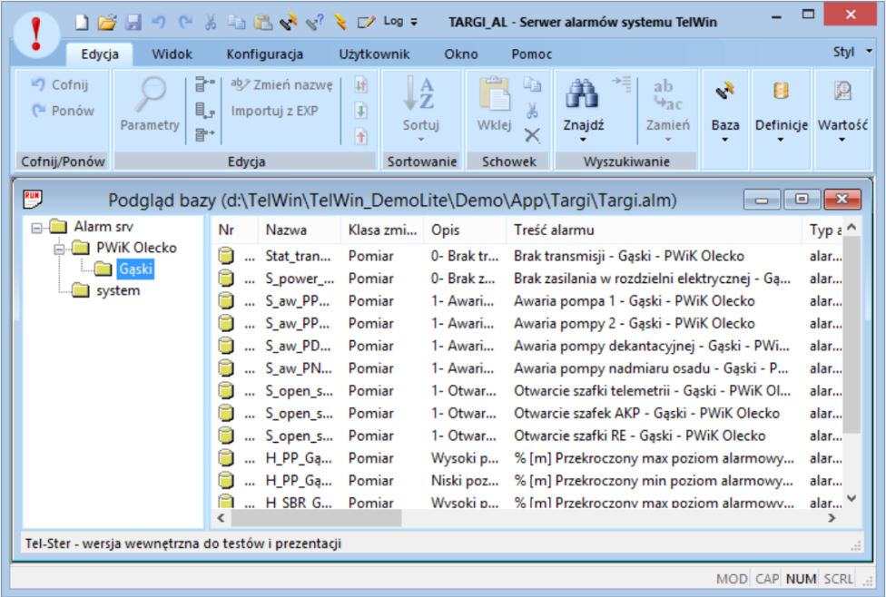 TelView | Wizualizacja | TEL-STER | Systemy SCADA | Automatyka | Procesy przemyslowe